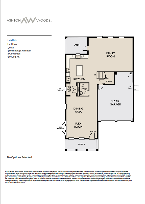 Cawood Townhome Floorplan